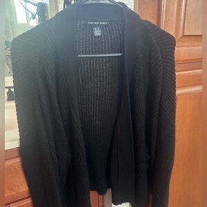 Black Knit Shrug/Pull over size Small